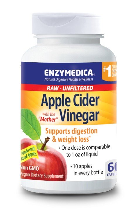 Enzymedica Apple Cider Vinegar 60 Capsule
