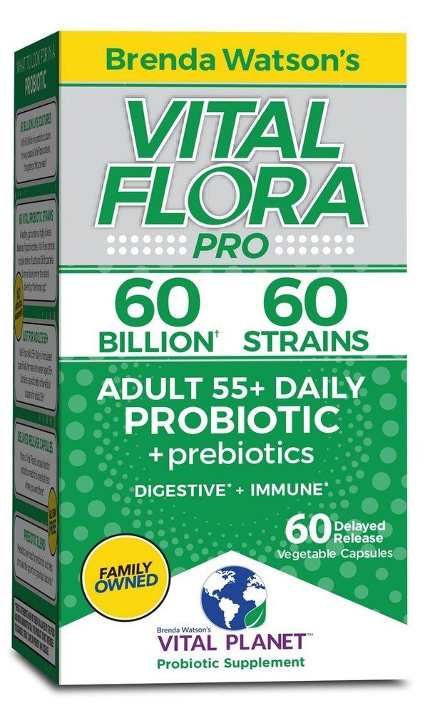 Vital Flora Adult 55 + Daily Probiotic 60 VegCap