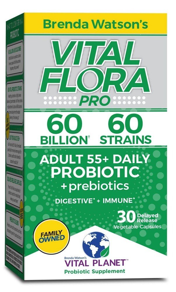 Vital Flora Adult 55 + Daily Probiotic 30 VegCap