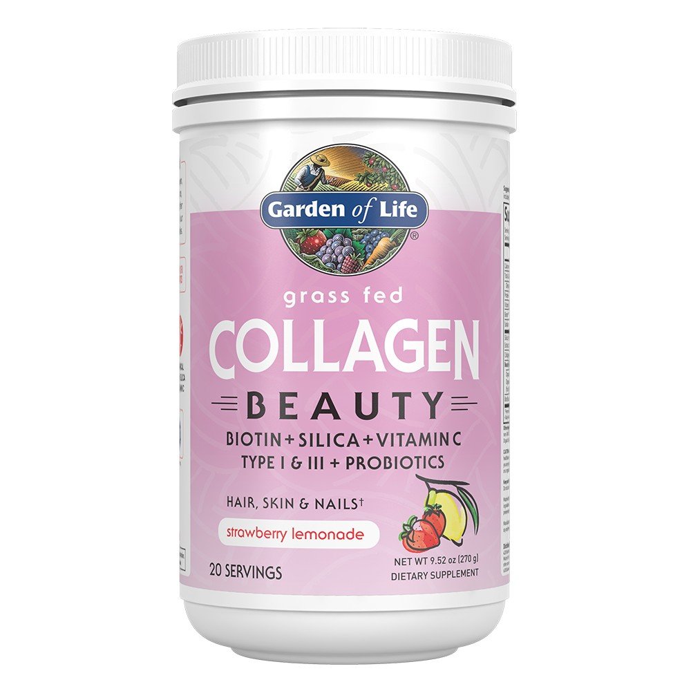 Garden of Life Multi Source Collagen Beauty Strawberry Lemonade 270g Powder