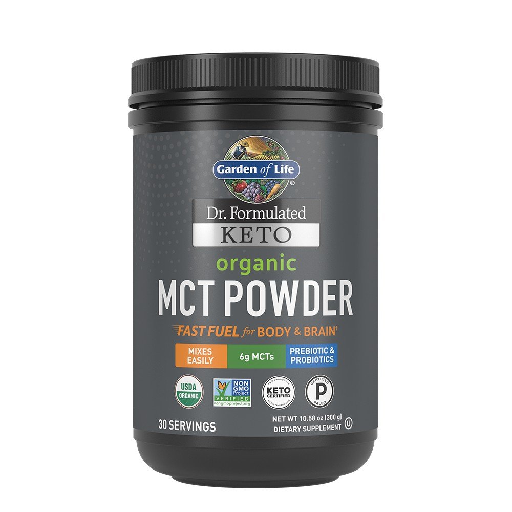 Garden of Life Dr Formulated Keto Organic MCT Powder 300 g Jar