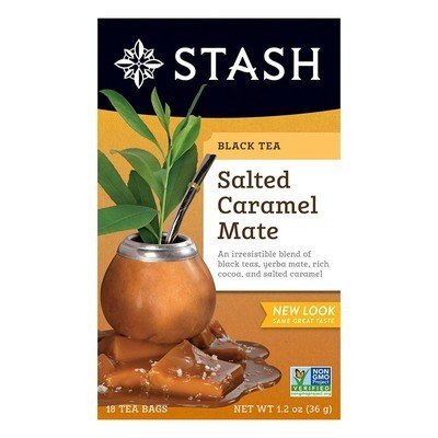 Stash Tea Salted Caramel Mate Black Tea 18 Bag