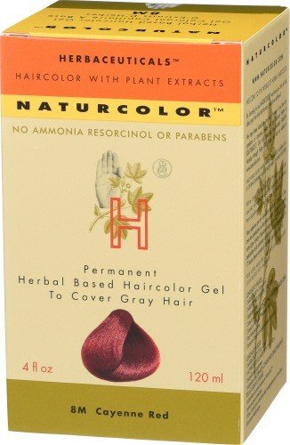 Naturcolor 8M Cayenne Red Hair Dye 4 fl oz Box