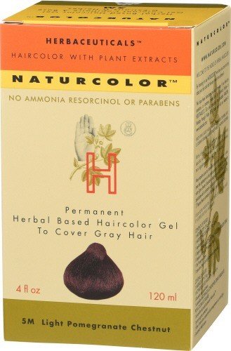 Naturcolor 5M Light Pomegranate Chestnut Hair Dye 4 fl oz Box