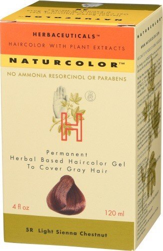 Naturcolor 5R Light Sienna Chestnut Hair Dye 4 fl oz Box