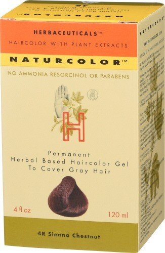 Naturcolor 4R Sienna Chestnut Hair Dye 4 fl oz Box