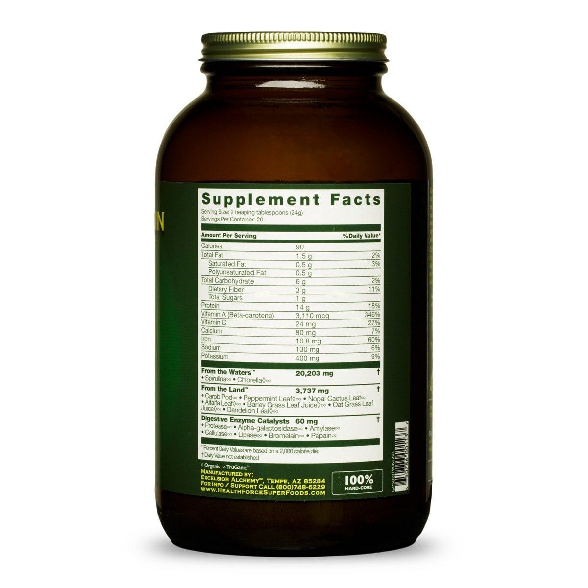 HealthForce Superfoods Green Protein Alchemy - Magic Mint 500 grams Powder