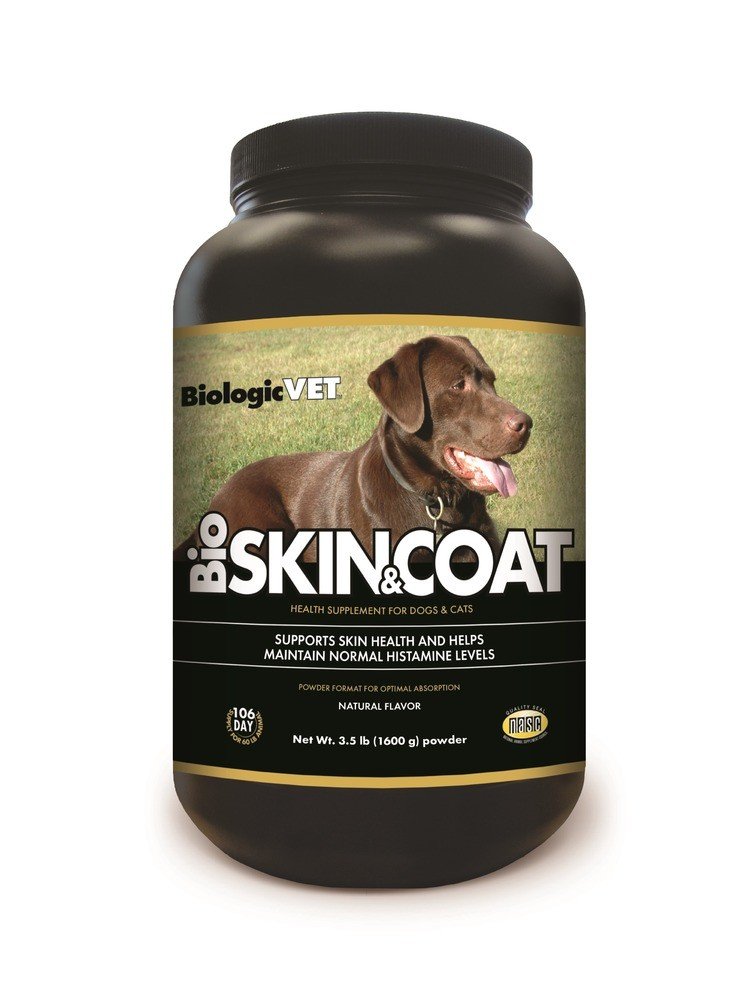 BiologicVet BioSkin &amp; Coat Natural Antihistamine Formula for Dogs &amp; Cats 3.5 lb Powder