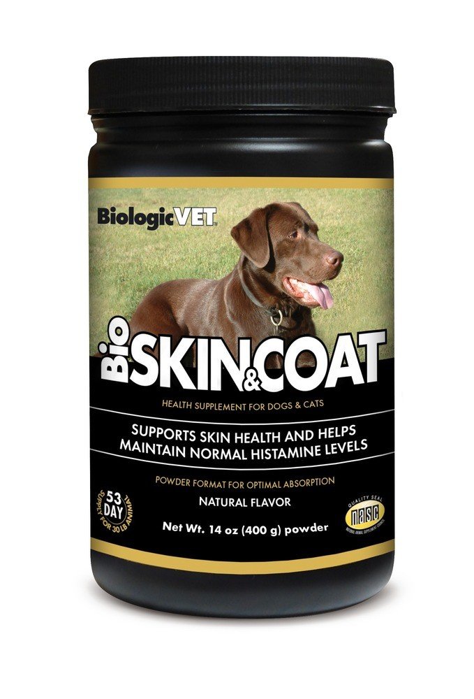BiologicVet BioSkin &amp; Coat Natural Antihistamine Formula for Dogs &amp; Cats 14 oz Powder