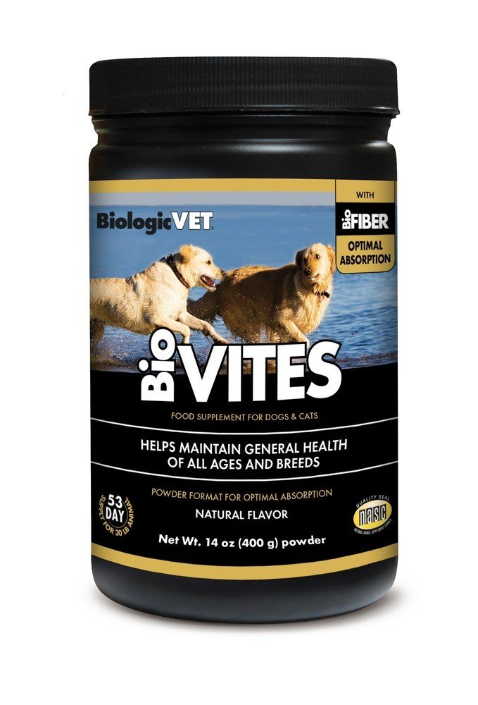 BiologicVet BioVites Complete Multi-Nutrient Supply for Dogs & Cats 14 oz Powder