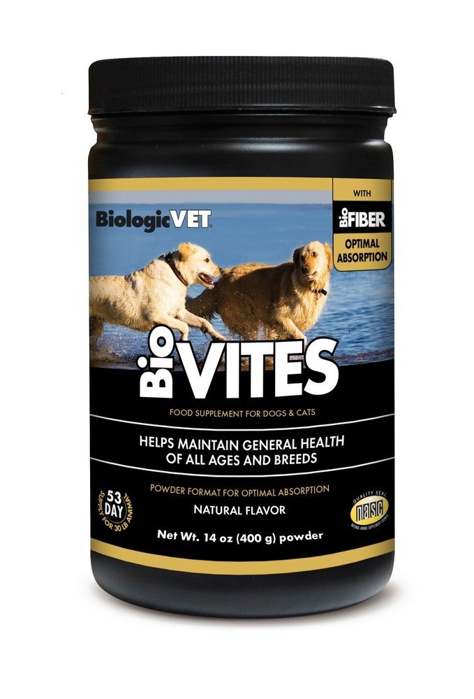 BiologicVet BioVites Complete Multi-Nutrient Supply  for Dogs &amp; Cats 14 oz Powder
