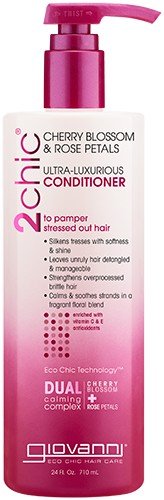 Giovanni 2chic Ultra-Luxurious Conditioner with Cherry Blossom & Rose Petals 24 oz Liquid