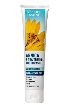 Desert Essence Arnica & Tea Tree Oil Carrageenan Free Toothpaste 6.25 oz Paste