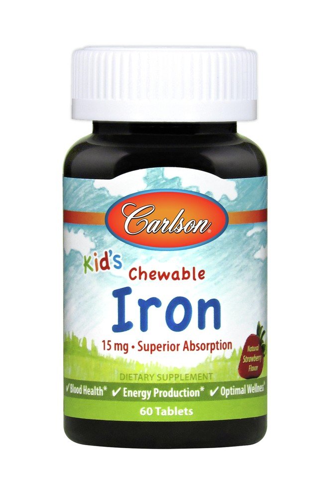 Carlson Laboratories Kid's Chewable Iron 60 Chewable