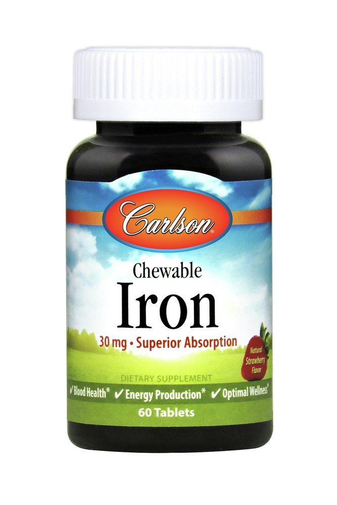 Carlson Laboratories Chewable Iron 60 Chewable