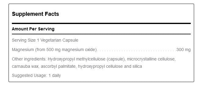 Douglas Laboratories Magnesium Oxide 100 Capsule