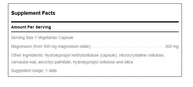 Douglas Laboratories Magnesium Oxide 250 Capsule