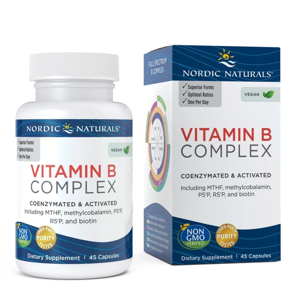 Nordic Naturals Vitamin B-Complex 45 Capsule
