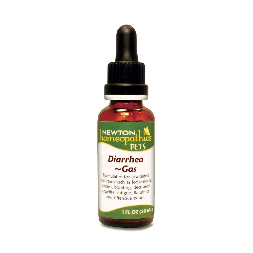 Newton Homeopathics Pets Diarrhea-Gas 1 oz (30 ml) Liquid