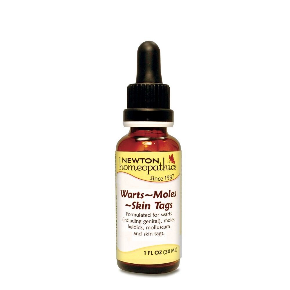 Newton Homeopathics Warts-Moles-Skin Tags 1 oz (30 ml) Liquid