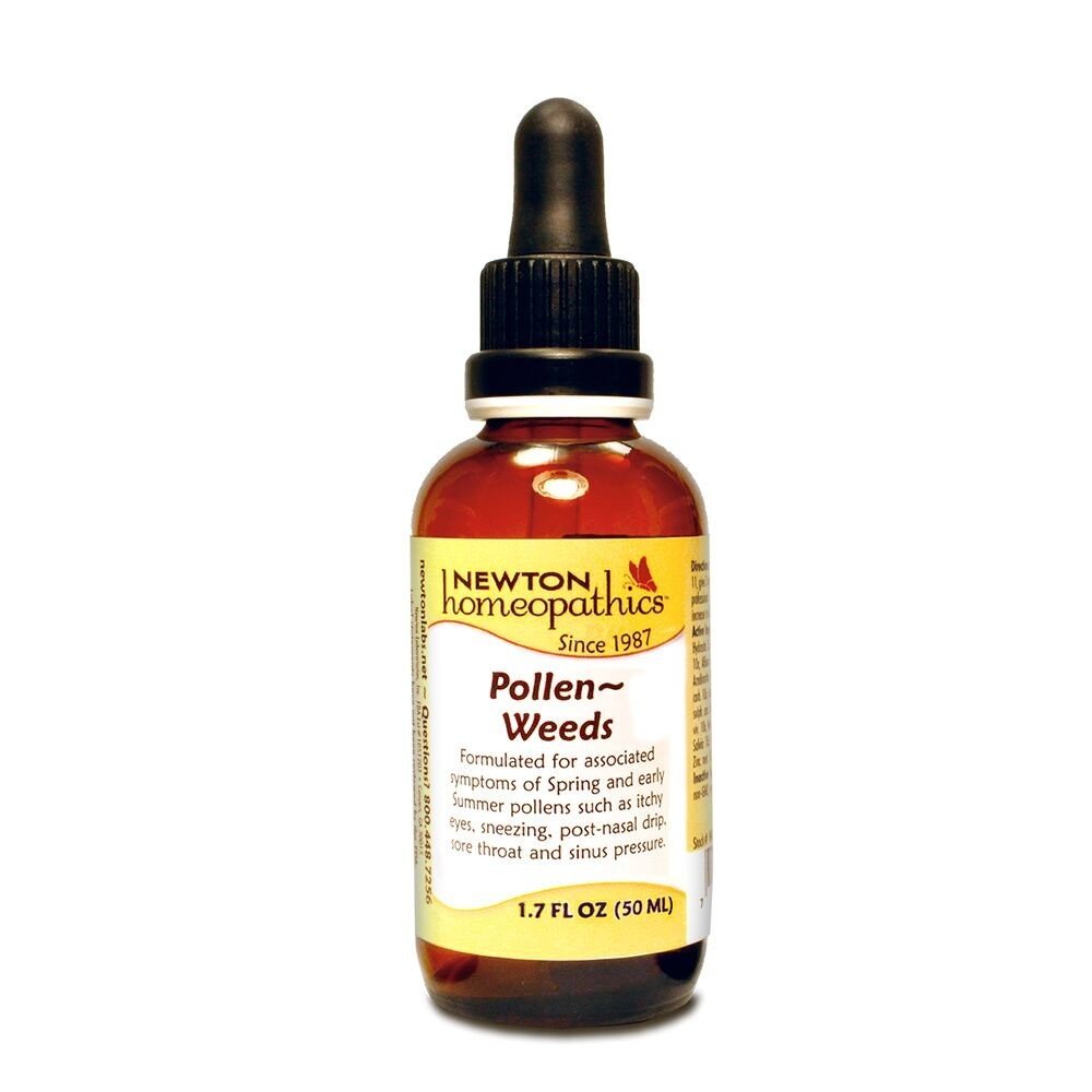 Newton Homeopathics Pollen-Weeds 1.7 oz (50 ml) Liquid