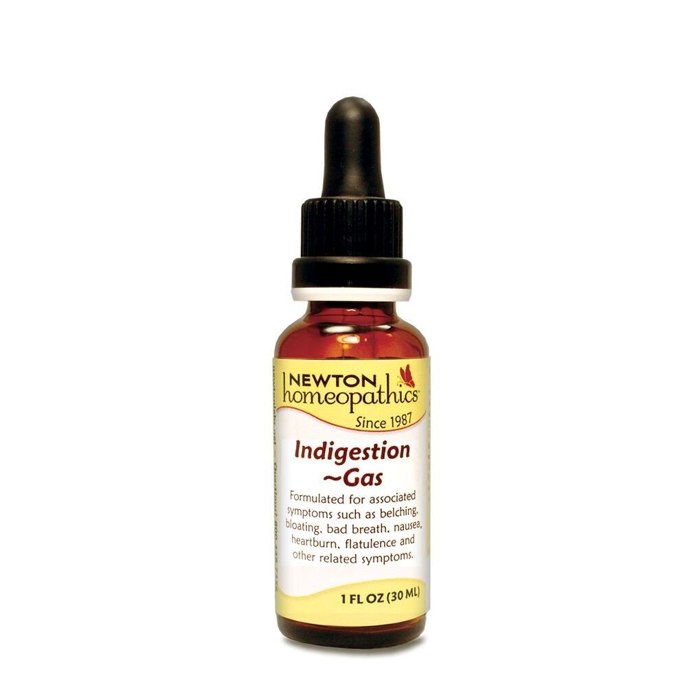 Newton Homeopathics Indigestion-Gas 1 oz (30 ml) Liquid