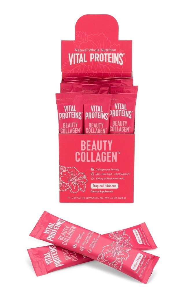 Vital Proteins Beauty Collagen Tropical Hibiscus 14 Packets Box