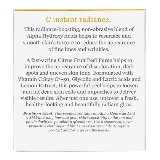 Derma-E Vitamin C Instant Radiance Citrus Facial Peel 2 oz Liquid