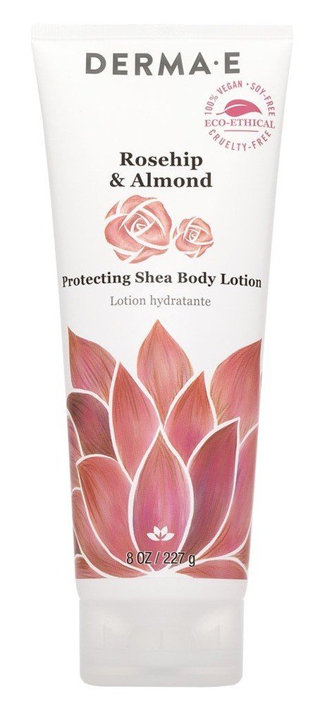 Derma-E Protecting Shea Body Lotion Rosehip & Almond 8 oz Lotion