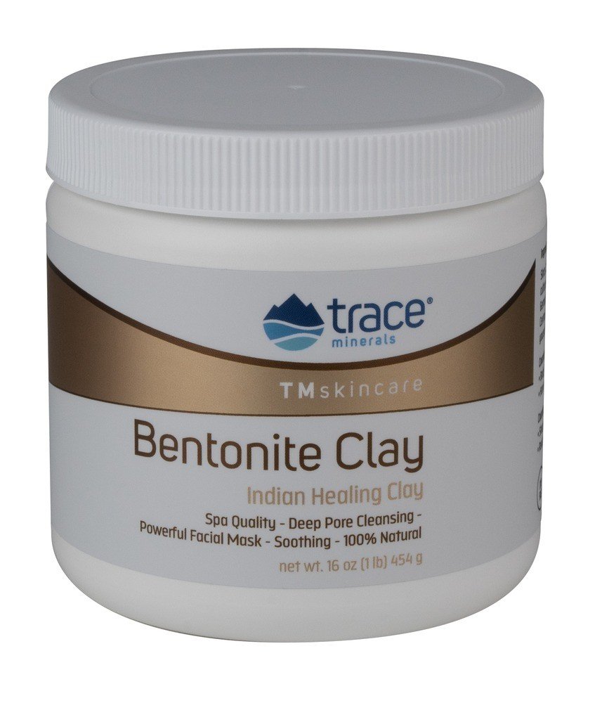 Trace Minerals Bentonite Clay 16 oz Powder