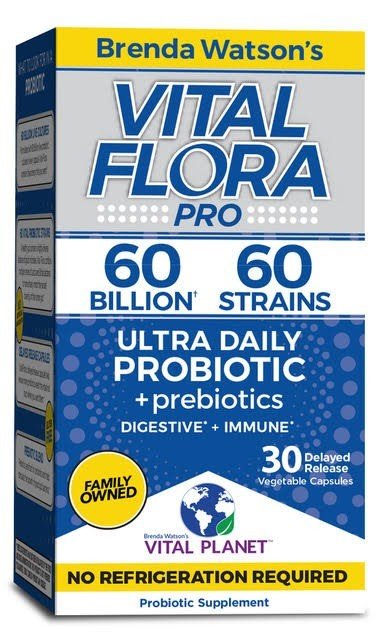 Vital Flora Vital Flora 60 Billion 60 Strain, Ultra Daily 30 VegCap