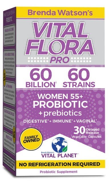 Vital Flora Vital Flora 60 Billion 60 Strain, Women 55+ 30 VegCap