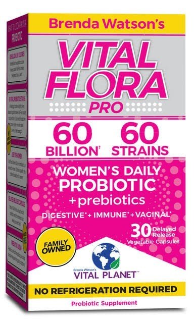 Vital Flora Vital Flora 60 Billion 60 Strain, Womens 30 VegCap