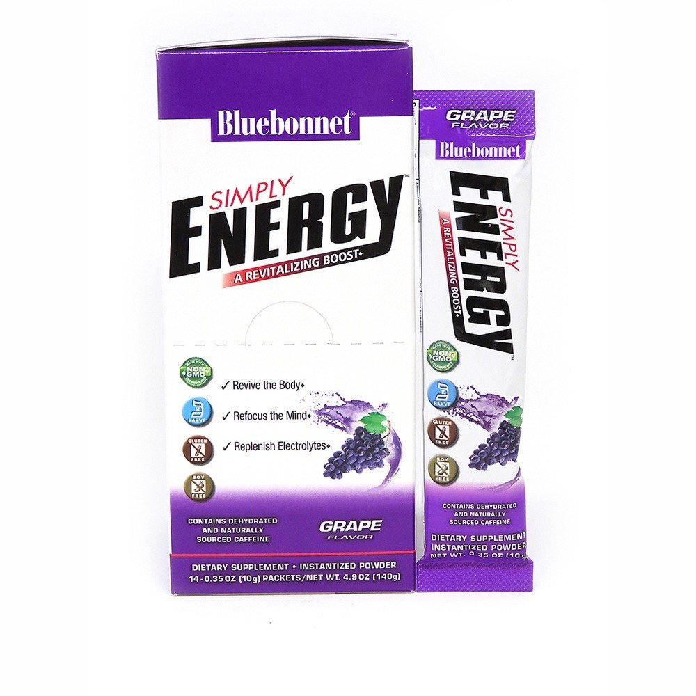 Bluebonnet Simply Energy Grape 14 packs Box