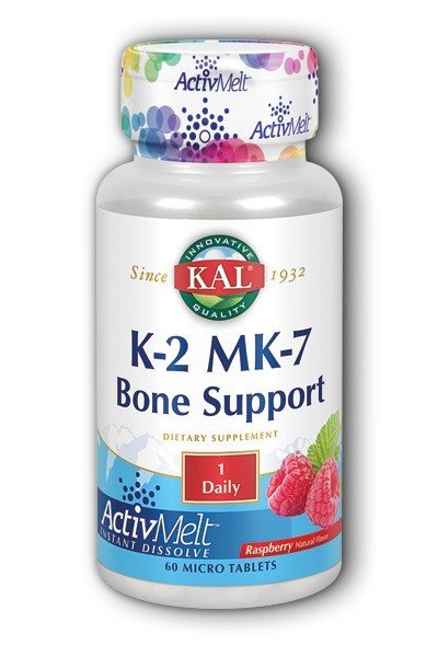 Kal K2 MK7 Bone Support ActivMelt 60 Micro Tablet