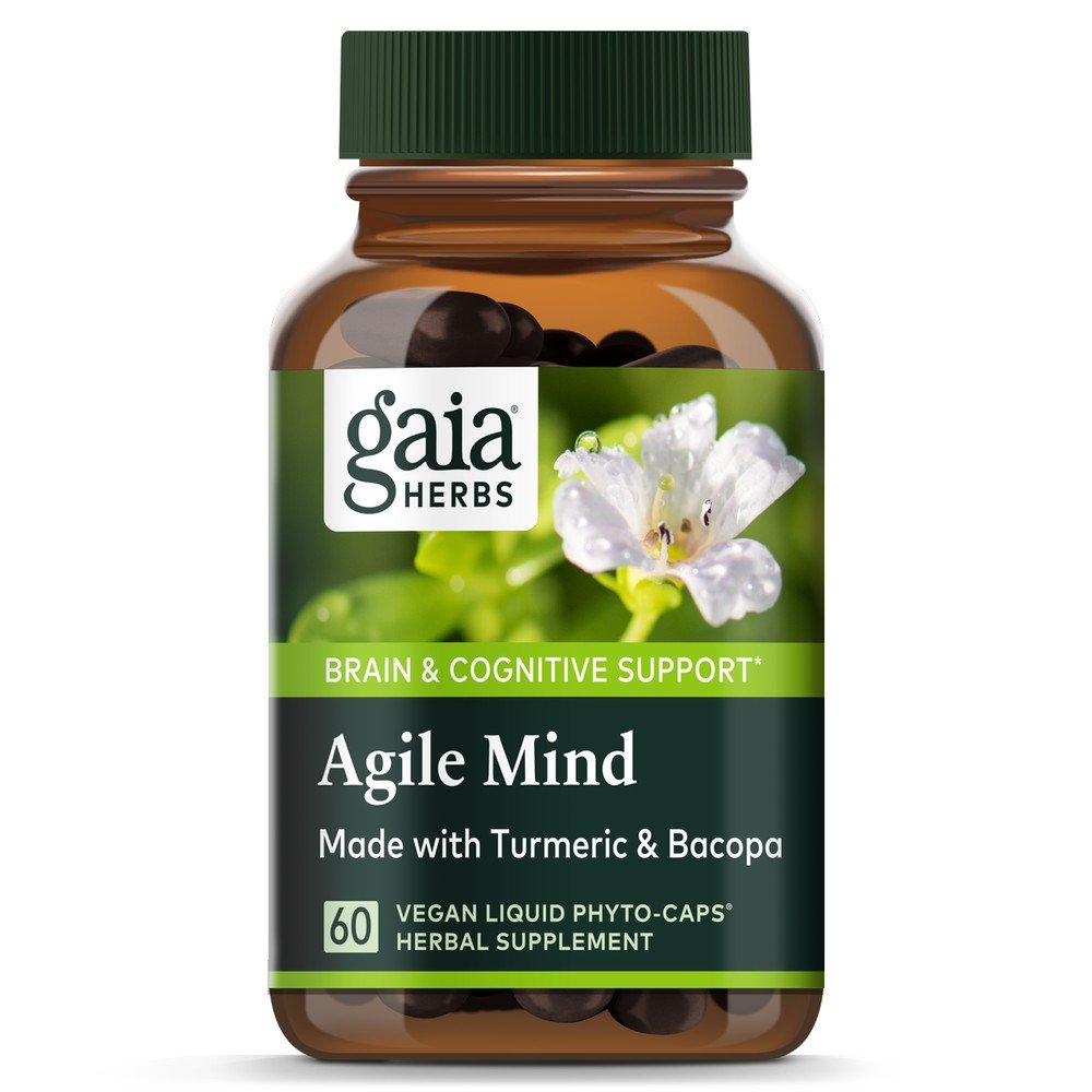 Gaia Herbs Agile Mind 60 Capsule