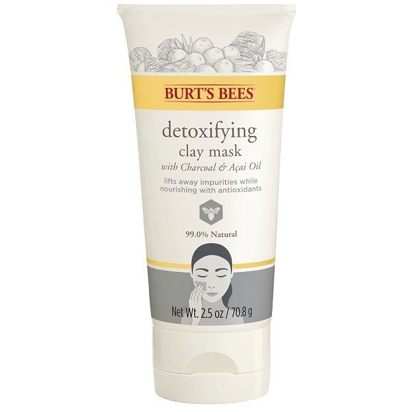 Burt's Bees Detoxifying Clay Mask 2.5 oz Tube