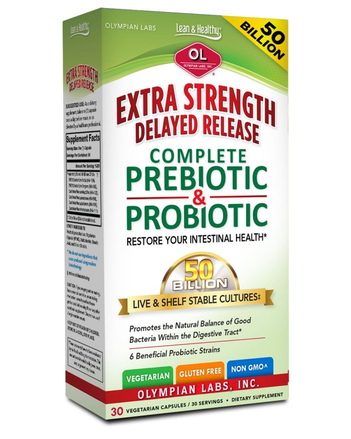 Olympian Labs Complete Prebiotic /Probiotic Extra Strength 30 VegCap