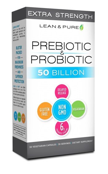 Olympian Labs Lean &amp; Pure Prebiotic &amp; Probiotic Extra Strength 30 VegCap