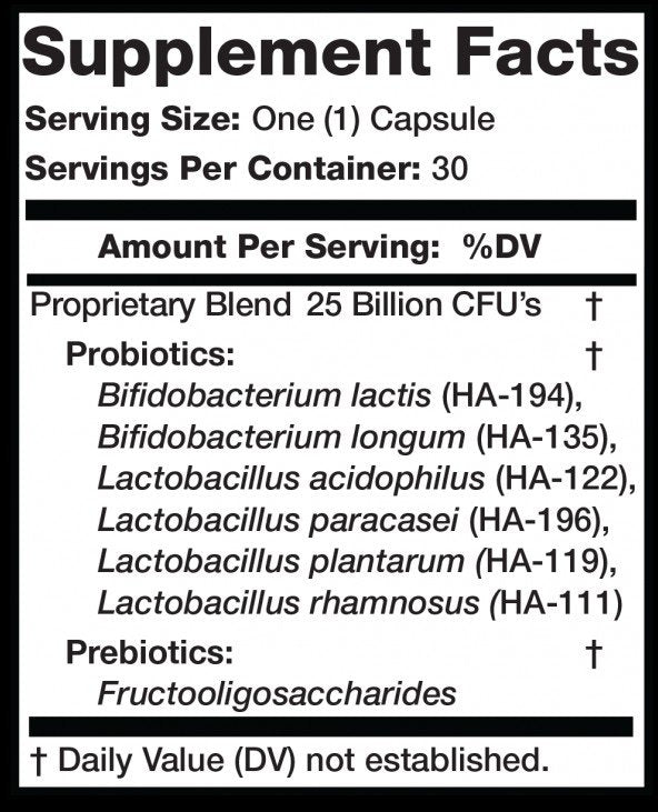 Olympian Labs Lean &amp; Pure Prebiotic &amp; Probiotic 30 VegCap