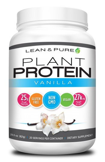 Olympian Labs Lean &amp; Pure Plant Protein Vanilla 821 gm Powder
