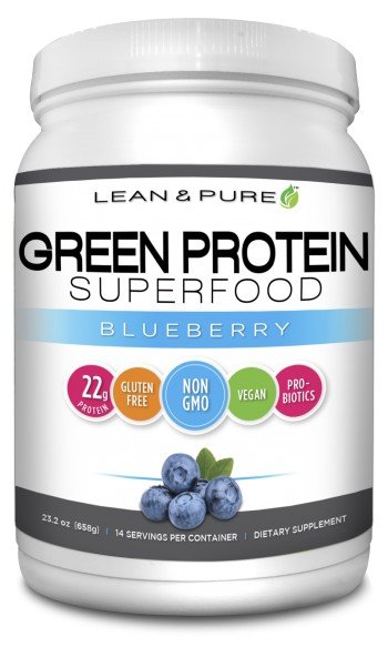 Olympian Labs Lean &amp; Pure Protein Green Protein Superfood 658 gm Powder