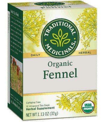 Traditional Medicinals Fennel Tea 16 Bag