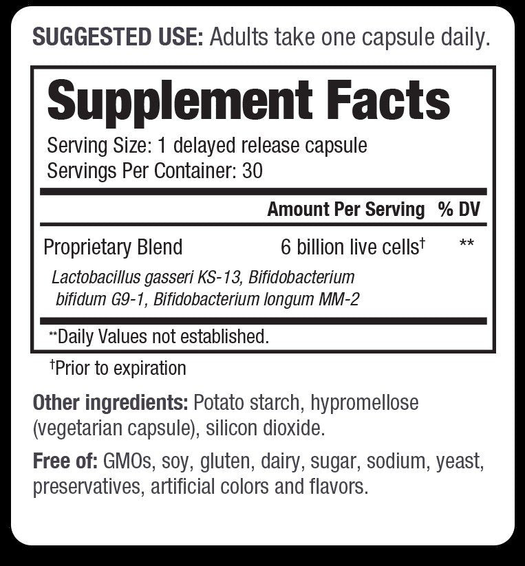 Kyolic Kyo-Dophilus Fifty + Probiotic 30 Capsule