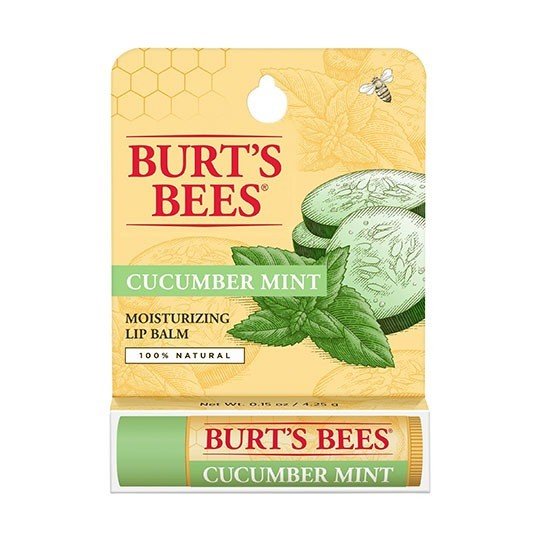 Burt&#39;s Bees Cucumber Mint Lip Balm 0.15 oz Blister Box