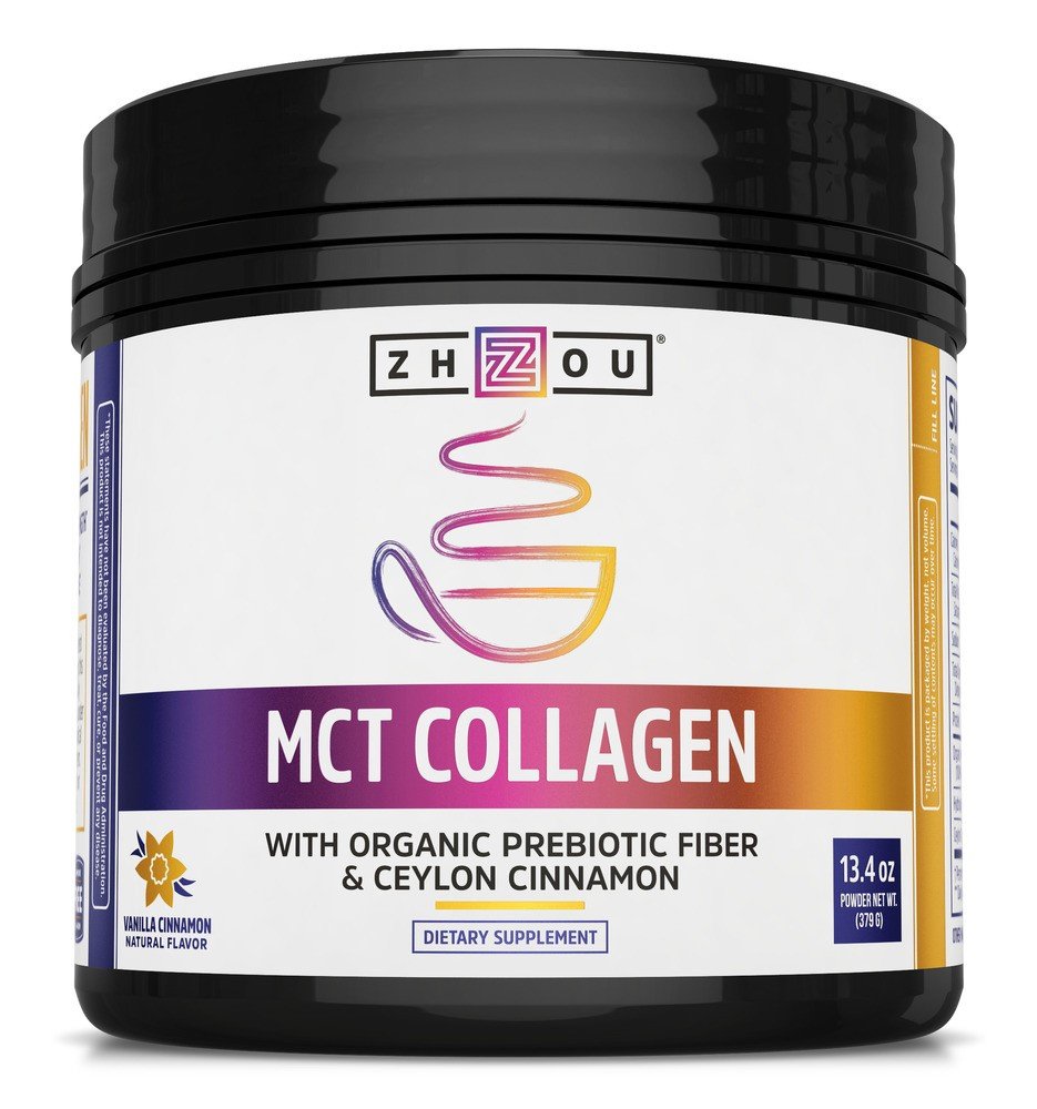 Zhou Nutrition MCT Collagen 13.4 oz Powder