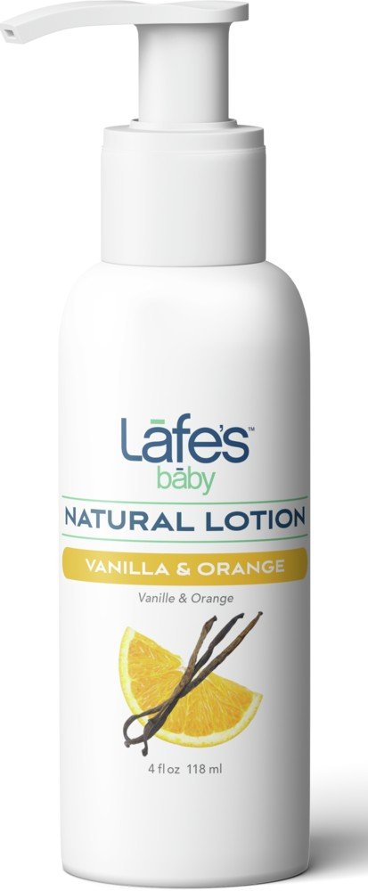 Lafe's Natural Bodycare Lafe's Organic Baby & Kids Lotion Vanilla Orange 4 oz Liquid