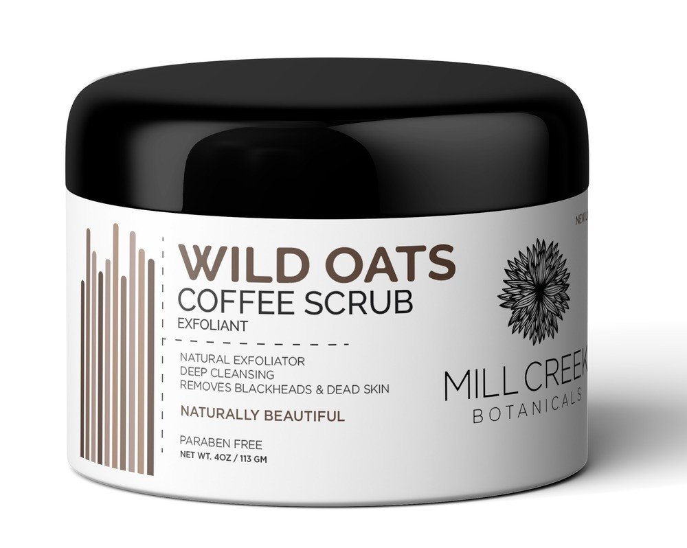 Mill Creek Wild Oats Coffee Scrub 4 oz Cream