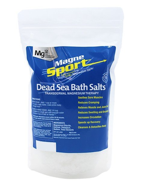 Mg12 MagneSport Dead Sea Bath Salts 5.5 lb Salt