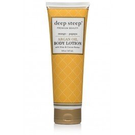 Deep Steep Argan Oil Body Lotion Mango Papaya 8 oz Tube